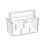 Elegant Large Capacity Transparent Box-Transparent handle m N 1