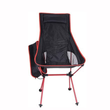 Lightweight Back Folding Camping Chair with Removable Pillow, Durable Oxford Fabric, 300lbs Capacity