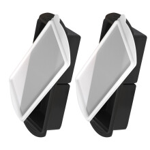2pcs Dark And Cool Green Rubberized Chilling Forms With-Black