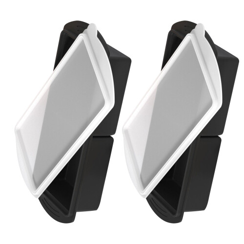 2pcs Dark And Cool Green Rubberized Chilling Forms With-Black