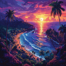 Hawaii Landscape Wooden Jigsaw Puzzle 1000 Pieces