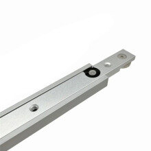 Kit Barra Scorrevole per Scanalatura A T da 300 mm, Guida Scorrevole A T In Lega di Alluminio con Ruote, Guida A T Non Perforata