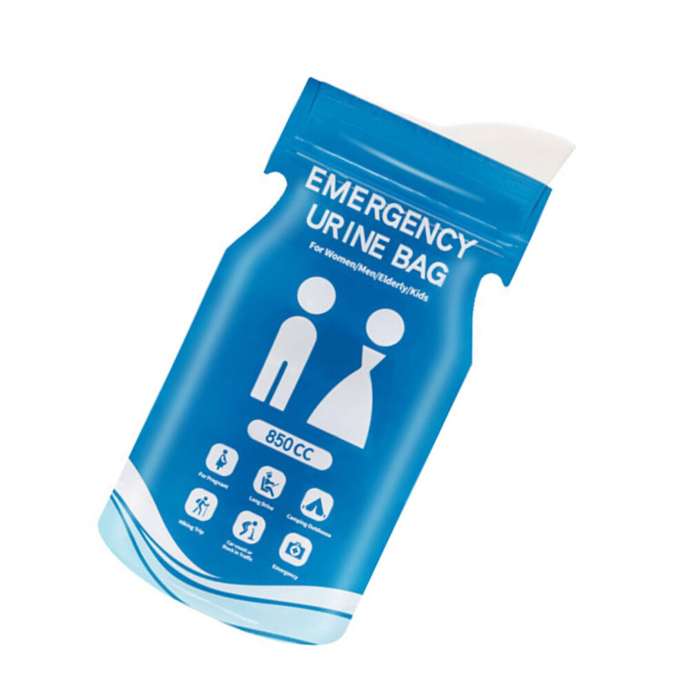 Disposable Portable Travel Urinal Bags for Men and Women with Leakproof Seal and Odor Neutralizing Core