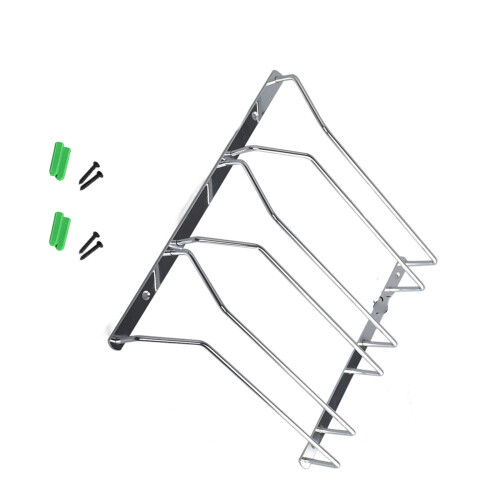 Upside Down Wine Glass Rack Premium Rustproof Nonrust Steel-3