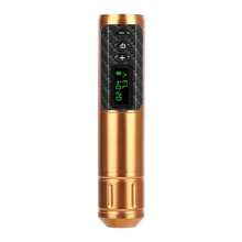 Machine à Tatouer Sans Fil Stylo Batterie Capacité Moteur à Entraînement Direct Alimentation Portable pour Tatouage Affichage Numérique LED B