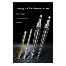 1 Set Handheld Tapered Reamer Set 5-16mm 3-13mm Bridge Pin Hole Tapered Reamers Machinist Luthier Tools