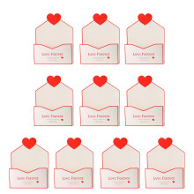 10Pcs Creative Envelope Shape Gift Boxes Perfect For Flower-Red