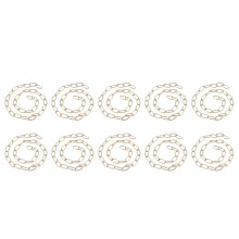 10pcs 1M Heavy Duty Chain for Vintage Chandelier Hanging Lamp,French Gold