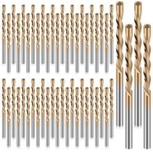 100 Brocas para Paneles Yeso 1/8 Pulgada, Punta Sierra Espiral, Brocas Corte, Herramientas para Paneles Yeso M2, Acero Alta Velocidad para Usar con