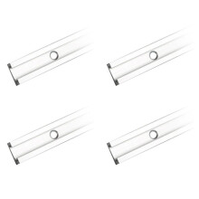 4X Aluminiowe Prowadnice Prowadnic T-Tracks T-Slot Jig do Pręta Mierniczego Piły Stołowej (400mm)