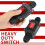 2 Pcs 12V Inline  Waterproof Inline Cord  Waterproof Toggle  with Red Light Rocker Button 4