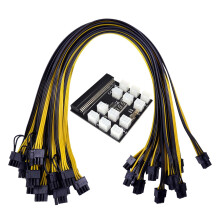 GPU Breakout Board Red Power Module with LED Voltmeter for HP Server PSU 1200W 750W Mining