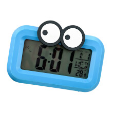 Mini Digital Alarm Clock for Travel Small Battery Operated-1