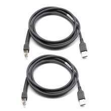 2X Scanner Data Cable LS2208 AP LS4208 DS9208 Barcode Scanner USB Port Data Cable