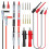 P1308B 18PCS Test Lead Kit 4MM Banana Plug to Test Hook Cable Replaceable Multimeter Probe Alligator Clip 1