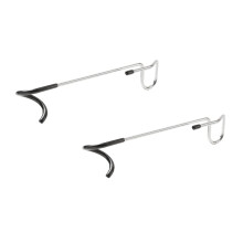 2Pcs Steel Camping Lantern Hooks Set Non Slip Outdoor Lamp Hangers Easy Tool Installation