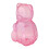 Bear Shape Candy Storage Container Craft Of ABS-Pink 35CM 1