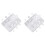 Earring Silicone Earring Back 6 Clear Rubber Earring Safety Back Plug Replacement Kit (1100 -1200Pcs) 1