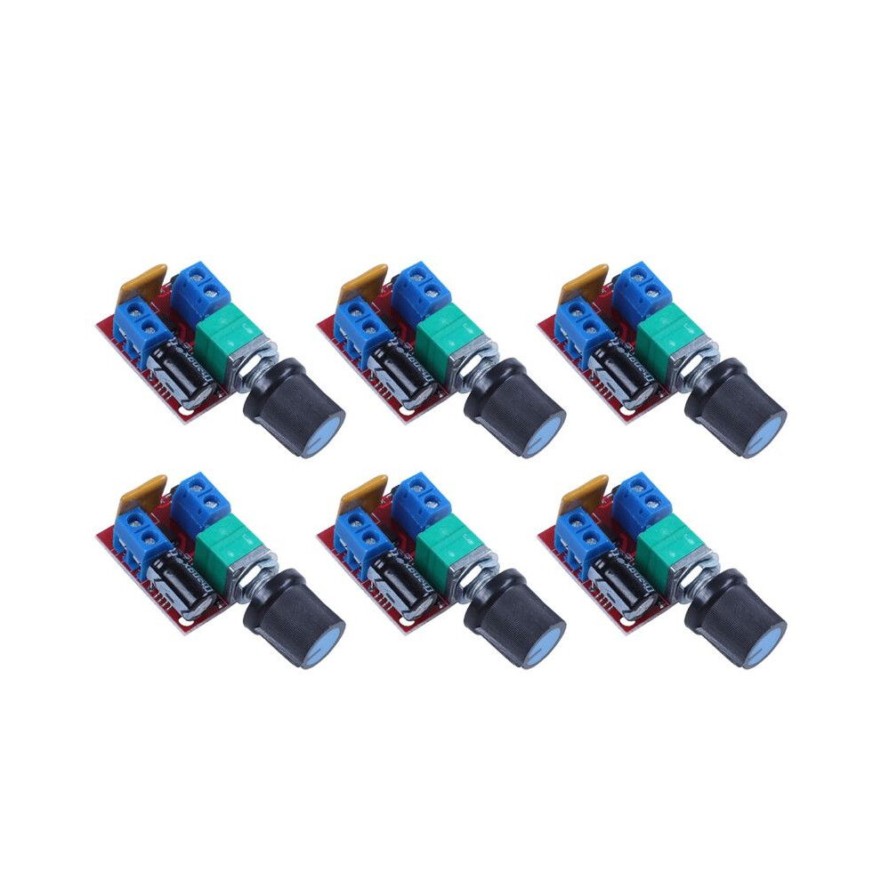 6X Motor Pwm Speed Controller 3V 6V 12V 24V 35Vdc 90W 5A Motor Speed Control Led Dimmer 6032248294815