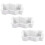 3X Three Waveform Garden Path Plastic Concrete Paving Brick Mold DIY Walkway Cement Brick Mold 1