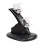 Dual USB Controller Charging Dock with LED Indicator, Fast Charge Black Stand for Game Controllers 1