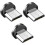 3X Runder Magnetischer Kabelstecker Telefon Android Magnet Ladestecker Micro-USB Schnellladeadapter 1