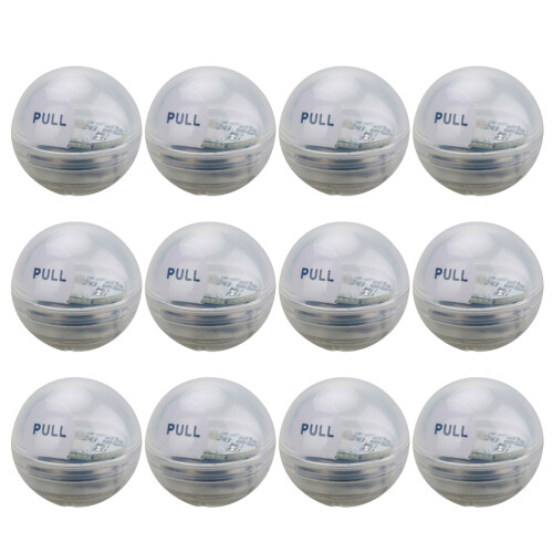 12 bolas de luz led flutuantes para piscina (branco quente) 2
