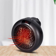 Space Heaters,Space Heater,Portable Remote Control Heater High Output Fan for Home Bedroom Office Desk Indoor Use,Black