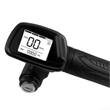 48V Throttle Grip with LED Speed and Mileage Display compatible Electric Bikes, Scooters, and Trikes, Durable Design