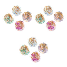 Conjunto de 3 Presilhas de Cabelo Estilosas em Formato de Concha para Mulheres