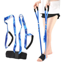Adjustable Foot and Calf Stretching Strap for Plantar Fasciitis, Foot Drop, Achilles and Hamstring Therapy