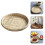 MLINS Extra Large Wicker Baskets Fruit Bowl Storage Disc Natural Household 1