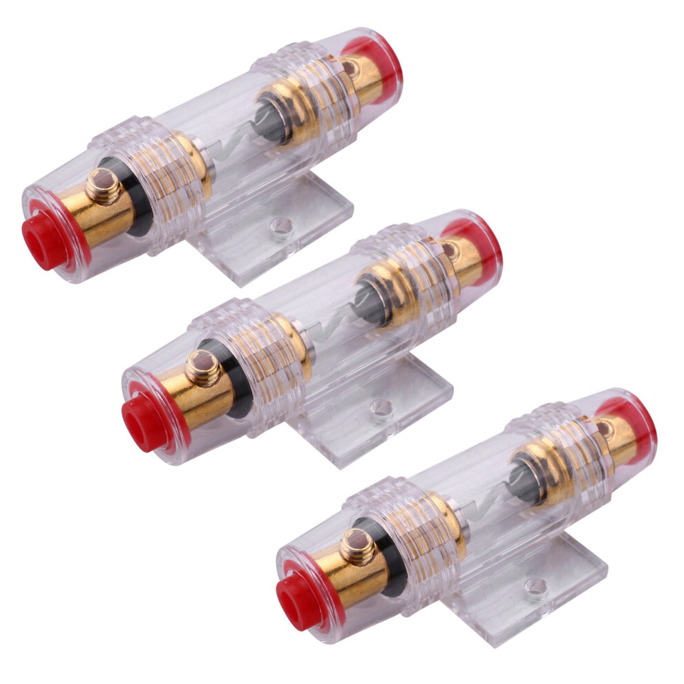 10X Car Stereo 8 Gauge Agu Support Fuse Holder And Fuse 60 Amp Audio Cable 4712984126923