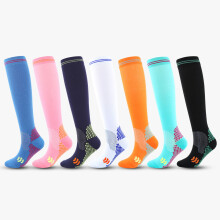 Chaussettes de compression unisexes pour le sport, le cyclisme et la circulation sanguine