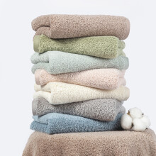 Asciugamano per il viso 35x75 cm, in cotone a fibra lunga, spesso e assorbente, ideale per bagno, cucina e palestra (blu, 1 pezzo)