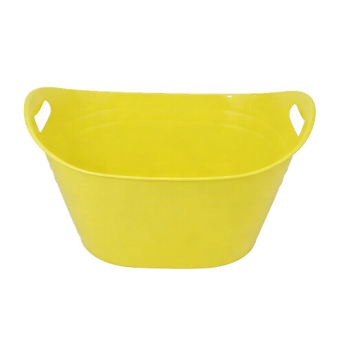 Efficient Drink Chilling Tub Including Smooth Interior-Yellow