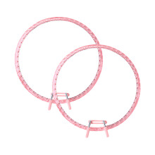 2 stuks ronde stiksels, ergonomisch verstelbare kunststof-Roze