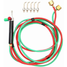 Mini Jewelry Gas Soudering Jewelers Bazing Brazing Cutting Welding Tool with Interchangeable Torch Tips, Multicolor