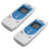 2X USB Temperature Humidity Data Logger Reusable RH TEMP Data Logger Recorder Humiture Recording Meter 1