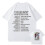 (L)Letter Printed T-shirt Short Sleeve Printed Tee Tops 1