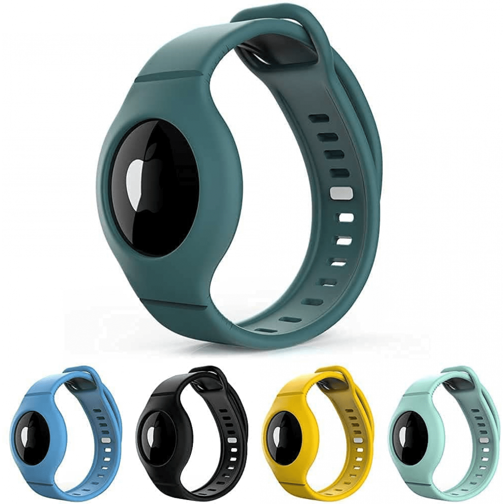 5-Pack Silicone Wristbands For Apple Airtag Â Waterproof, Colorful, Compatible With Airtag 2021 9028731249001