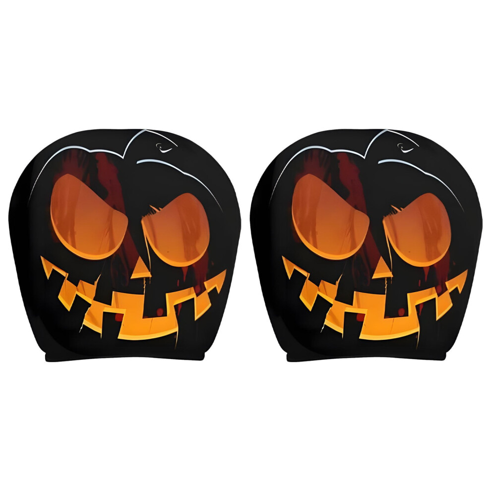 Funny Cartoon Car Headrest Covers, Cute Eyes Design, Elastic Fit, Easy Install & Washable, Compatible With Most Cars 9479868493490
