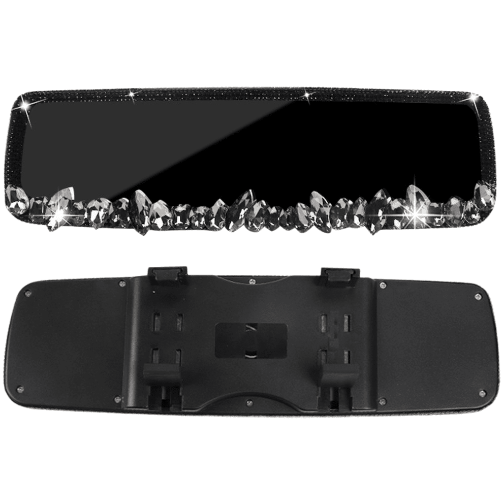 Car Rearview Mirror Decoration With For Crystal Rhinestones Non Destructive 9028731248929