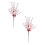 Artificial Heart and Berry Floral Picks 2 pcs 1