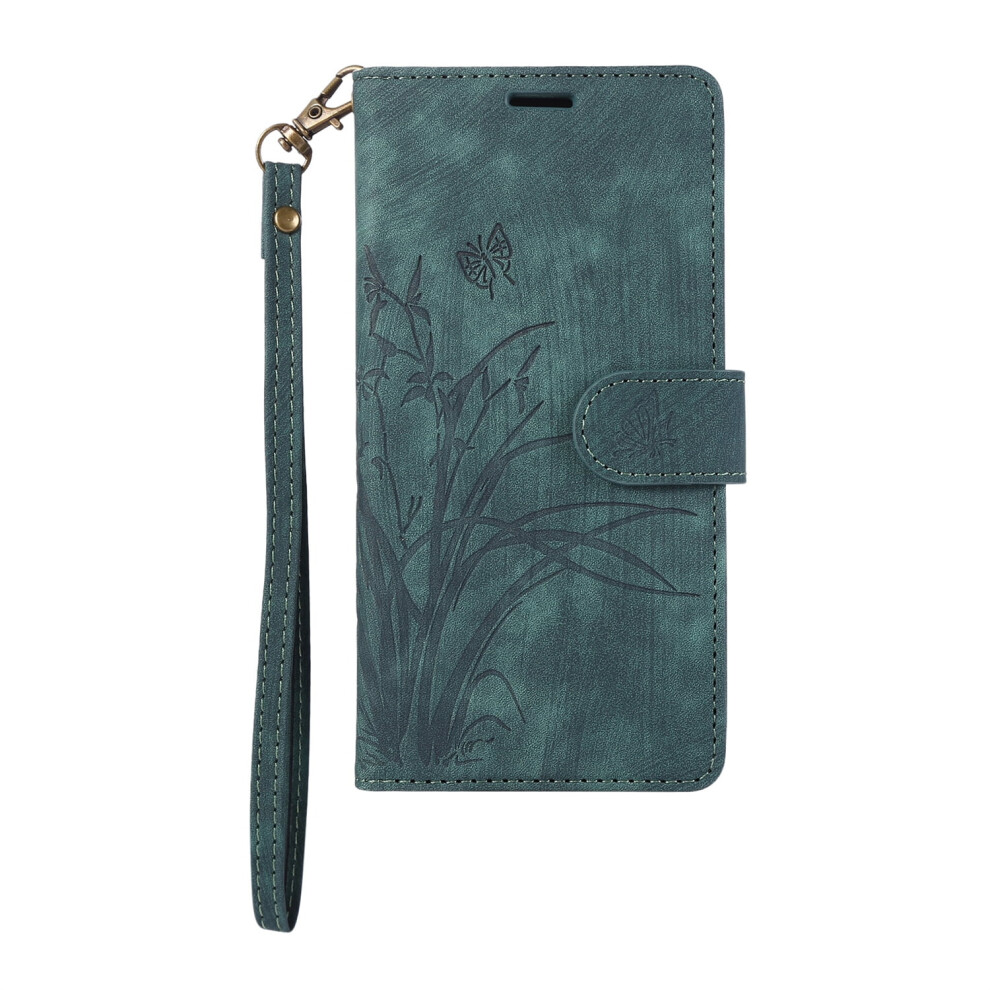 Tech Circle Wallet Case For Iphone 15 Pro Max (6.7", 2023) Â Pu Leather, Magnetic Flip, Kickstand, Card Holder, Wristlet, Green 9479868128972