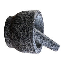 Big Rock-Schüssel- und Stößel-Set, ideal für-Sesam schwarz