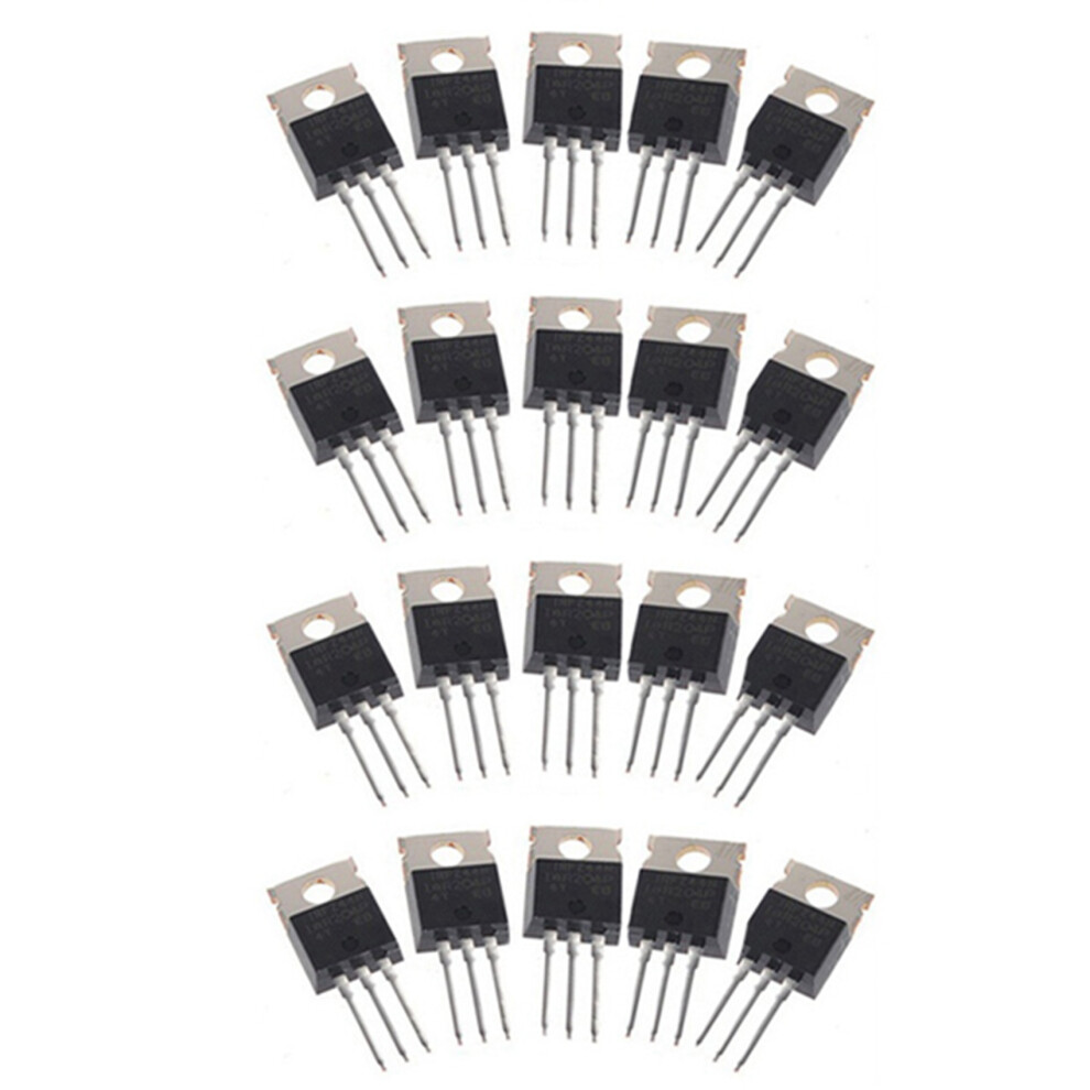 40Pcs Irfz44n Irfz44 Power Transistor Mosfet N-Channel 49A Amp 55V Black 6034236449535