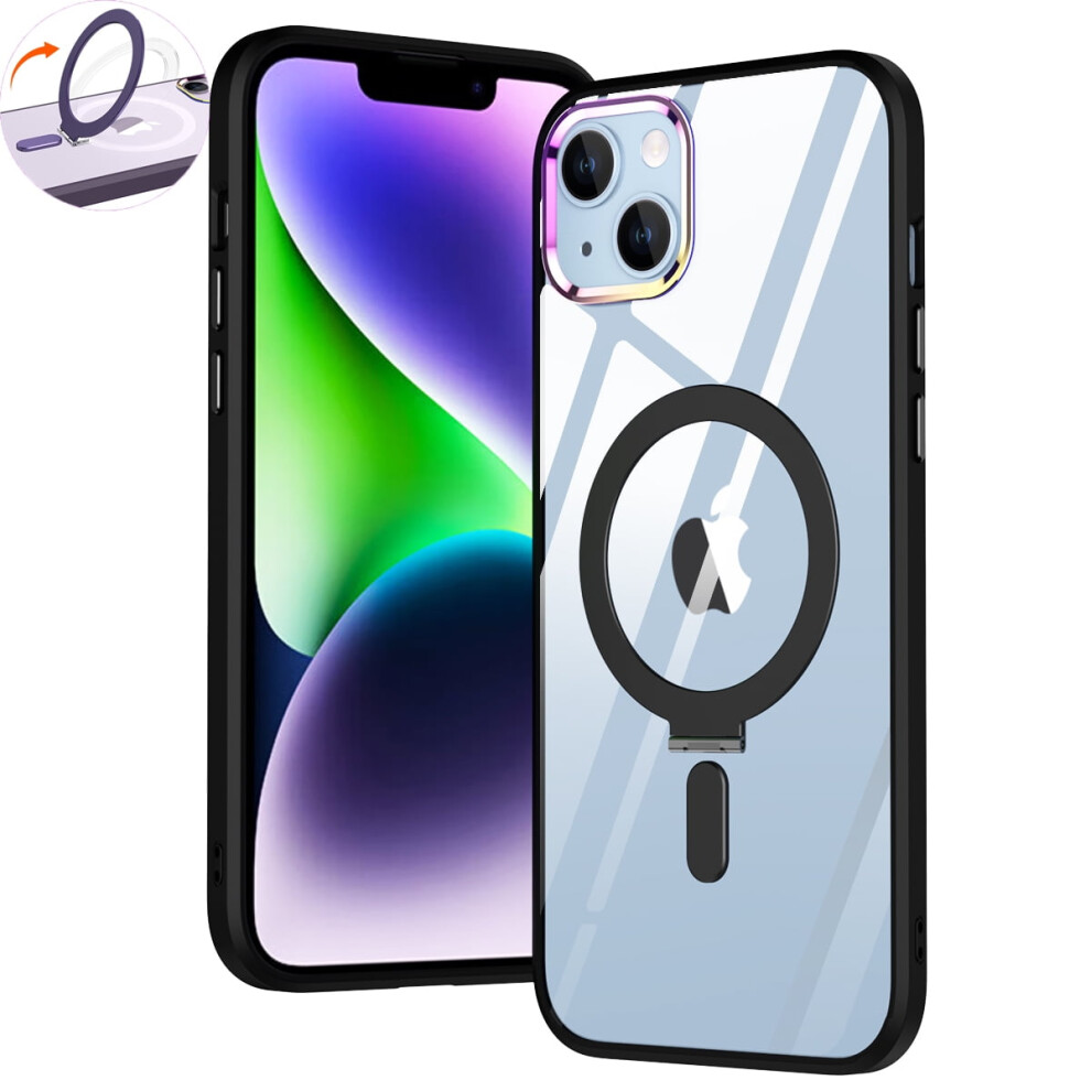 Compatible With Iphone 13 Clear Magsafe Case With Stand – Slim, Shockproof, Anti-Scratch Transparent Cover For 6.1" Iphone 13 9479868132238