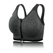 FANNYC1-3Pack Dames Sportbeha met Ritssluiting, Naadloze Voering, Racerback, Hardlopen, Gym, Yoga, Fitness, Hoge Impack Tops Tanktop