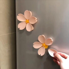 3D blomsterkøleskabsmagneter med stærk harpiksmagnet, kraftig chipposelukker, lufttæt greb, sød køleskabs- og whiteboarddekoration,